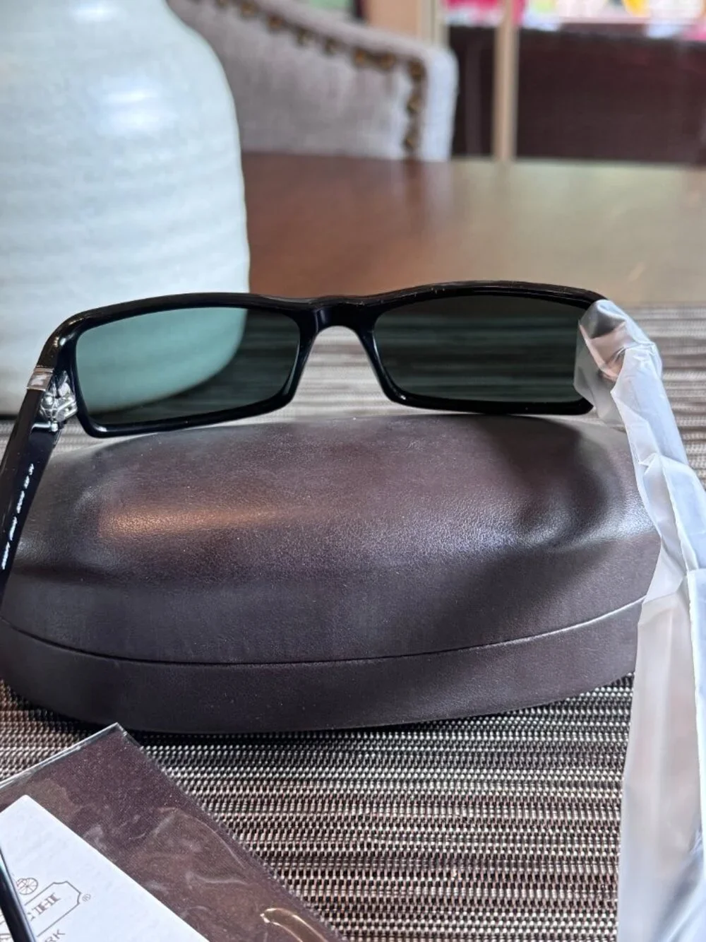 NEW Coach Women's Varick L803 Rectangle Sunglasses & Case
